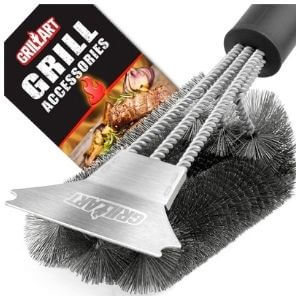 GrillArt Extra Strong Brush And Scraper