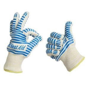 GRILL HEAT AID Extreme Heat Resistant BBQ Gloves