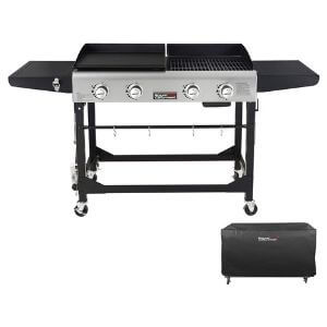 Royal Gourmet GD401C Flat Top Gas Grill and Griddle Combo