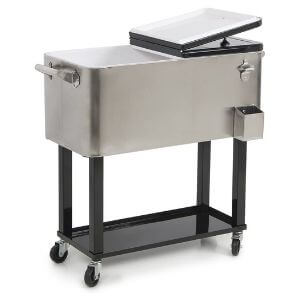 BELLEZE Portable Rolling Chest Cooler