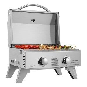 VIVOHOME Tabletop 2-burner Gas Grill