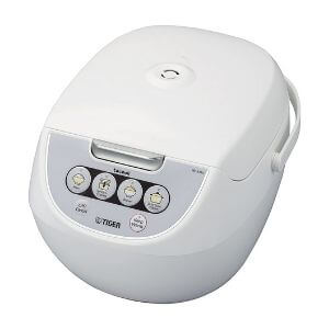 TIGER Rice Cooker with Food Steamer Basket