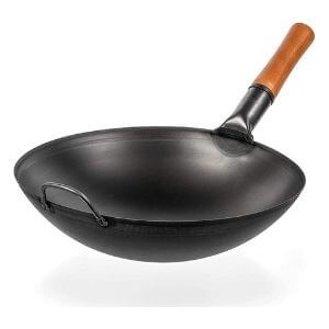 Traditional Pre-Seasoned Carbon Steel Wok