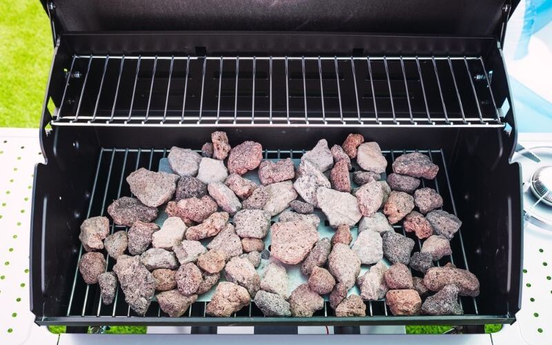 Gas Grills Use Lava Rocks