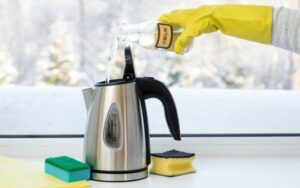 cleaning an electric kettle