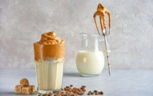 Frothing Almond Milk