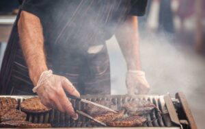 medium heat on grill