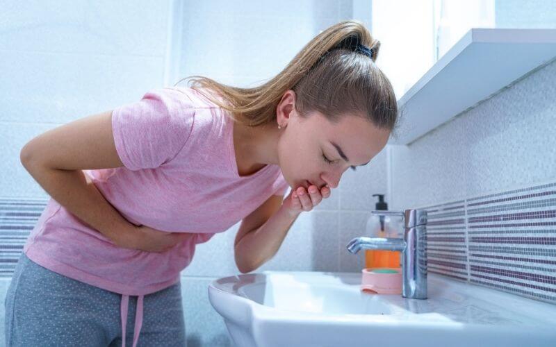 vomiting during colonoscopy prep