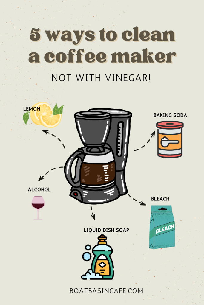 How to Clean a Coffee Maker (5 different ways But Not with Vinegar!) 7 How to Clean a Coffee Maker (5 different ways But Not with Vinegar!)
