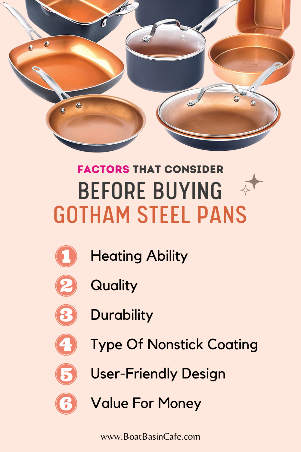 Factors To Consider Before Buying Gotham Steel Pans