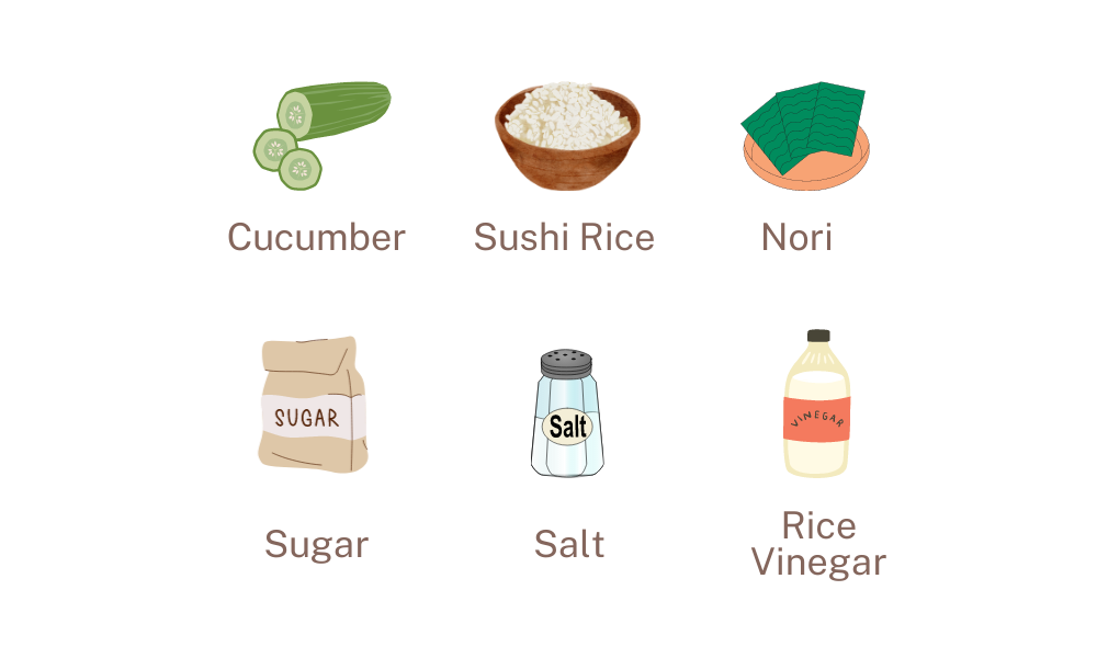 Get Sushi-Ready: The Only Kappa Maki Recipe You'll Ever Need 4 Ingredients or cucumber roll