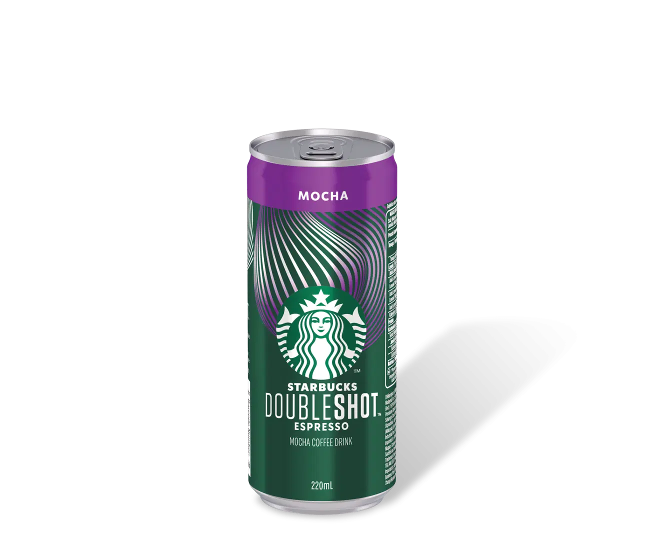 how much caffeine in starbucks doubleshot energy mocha