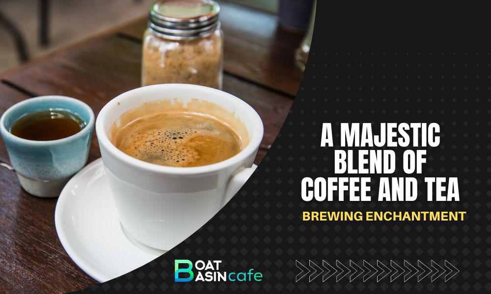 <strong>Brewing Enchantment: A Majestic Blend of Coffee and Tea</strong> 2 coffee and tea mixed together