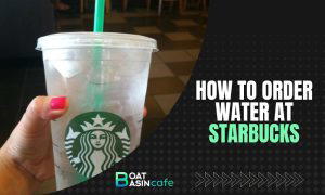 how to order water at starbucks
