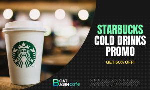cold drinks half off starbucks